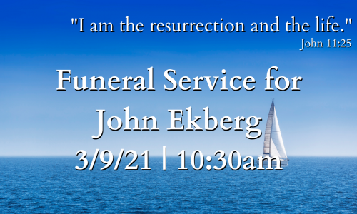 Funeral Service for John Ekberg